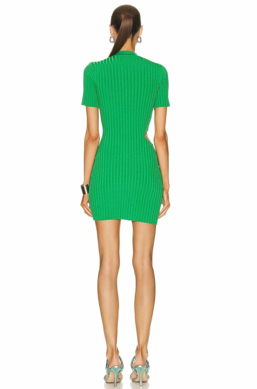 New * Stella Mccartney Technical Knit Tight Rings Dress