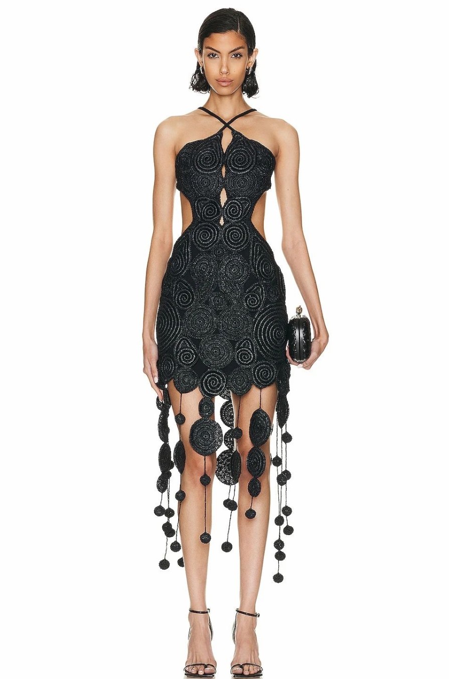 Hot * Cult Gaia Leela Crochet Dress