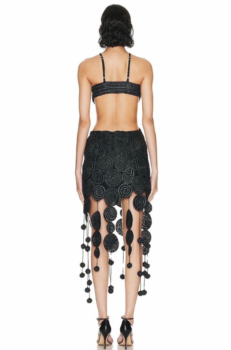 Hot * Cult Gaia Leela Crochet Dress