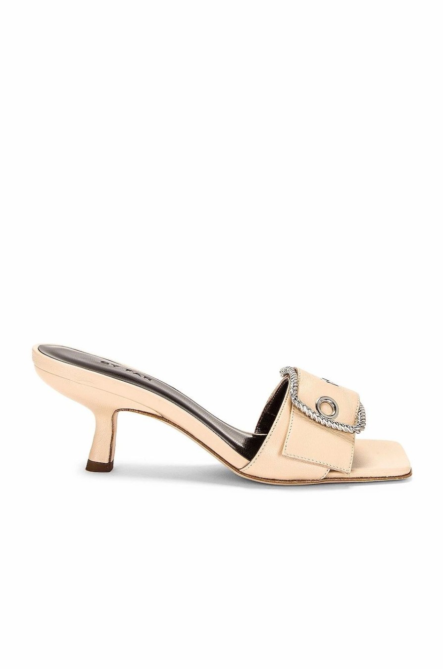 Online * By Far Davina Nappa Leather Mule