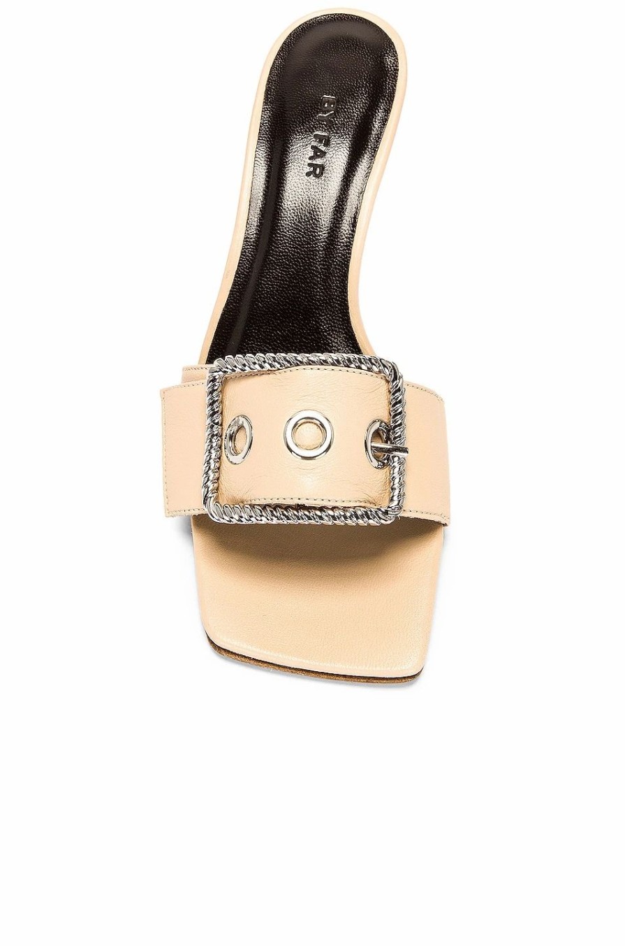 Online * By Far Davina Nappa Leather Mule