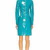 Clearance * Bottega Veneta Patent Stretch Leather Dress