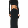 Online * Et Ochs Luisa Low Rise Chain Gown