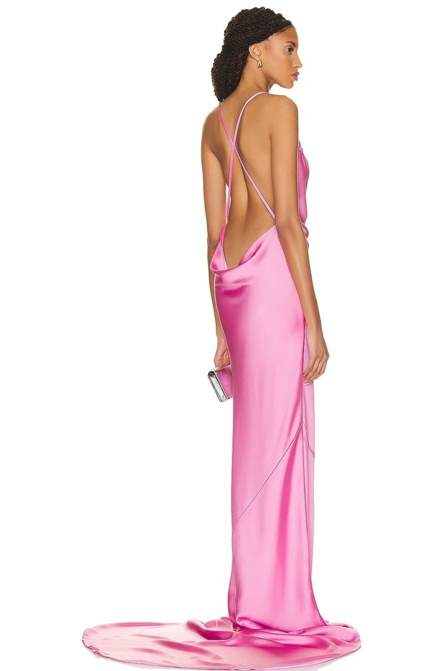 Best * Norma Kamali Cross Back Bias Gown