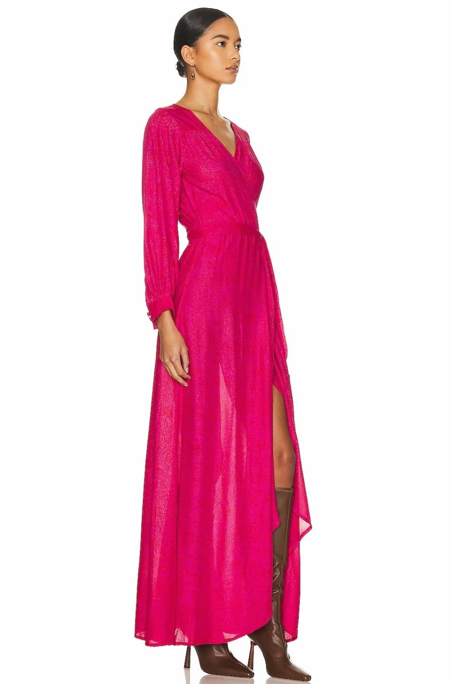 Wholesale * Natalie Martin Kate Long Sleeve Maxi Dress