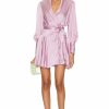 Best * Zimmermann Silk Wrap Mini Dress