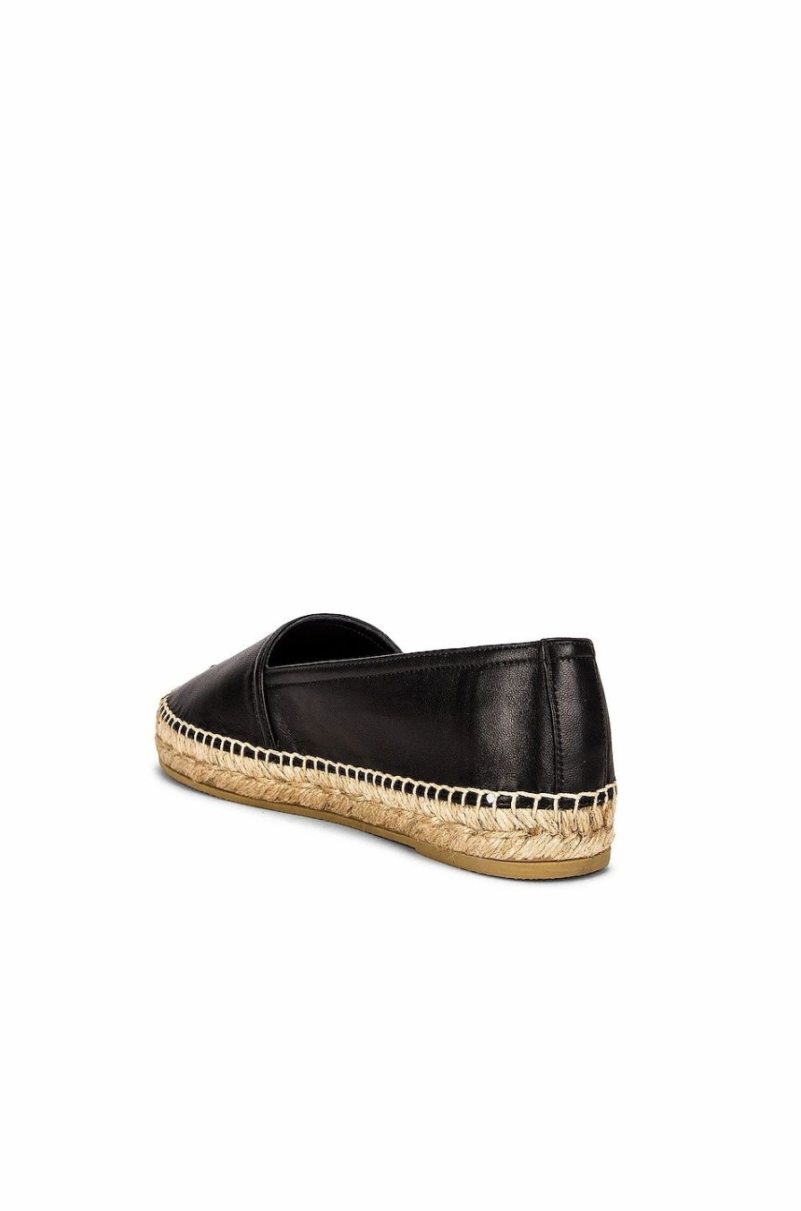 Online * Saint Laurent Logo Flat Espadrille