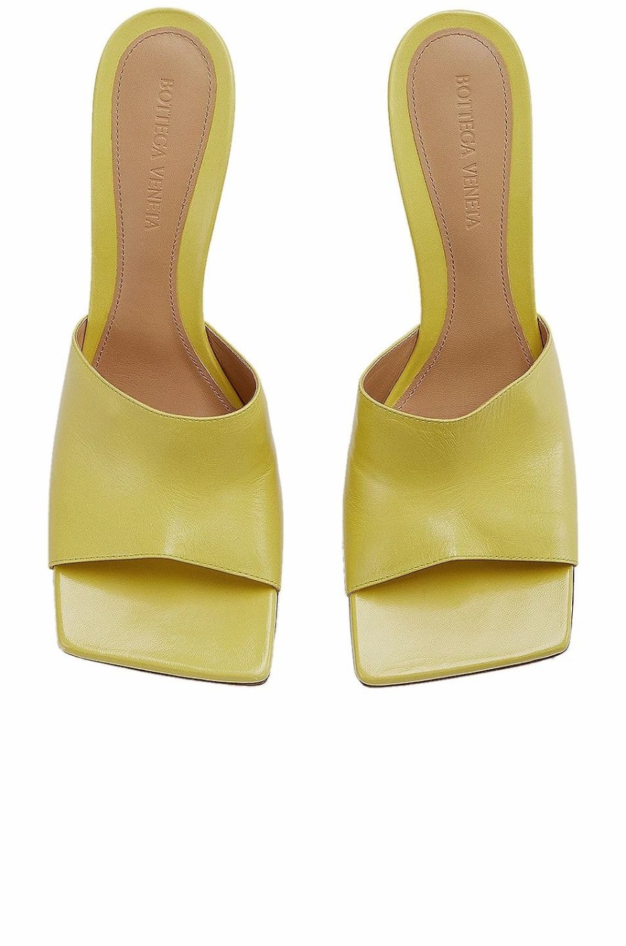 Clearance * Bottega Veneta Leather Mules