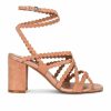 Online * Alaia Chamois Minimal Sandals