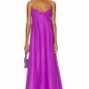 New * Adriana Degreas Solid Strapless Long Dress