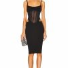 Hot * Mugler Corset Knitted Dress