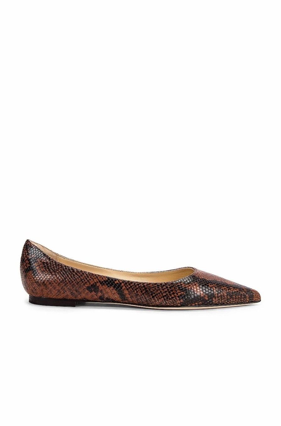 Best * Jimmy Choo Love Snake Print Flat