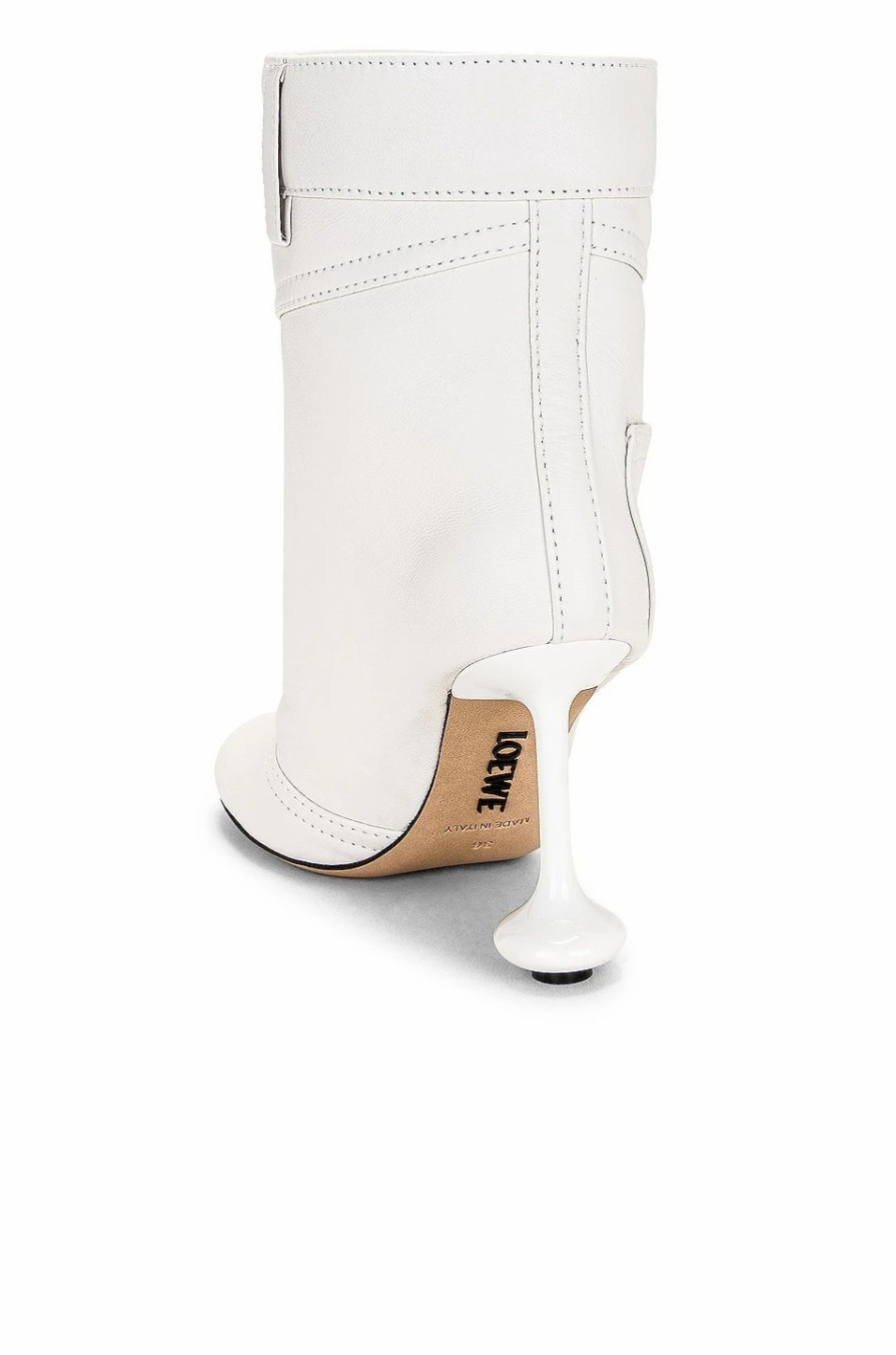 Online * Loewe Toy Panta Boot In Anthurium White