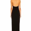 Best * Norma Kamali Halter Turtleneck Side Slit Gown