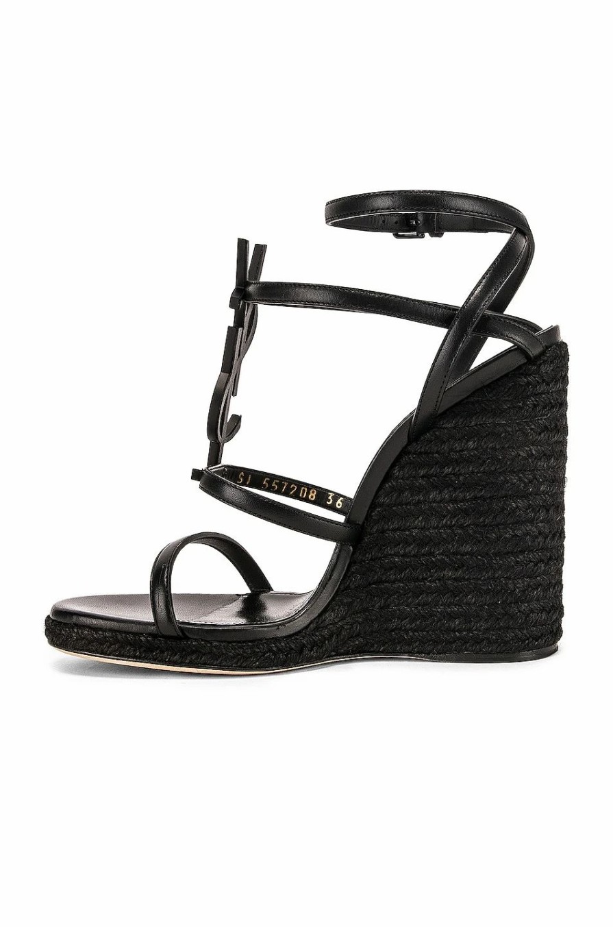 Best * Saint Laurent Cassandra Espadrille Wedge