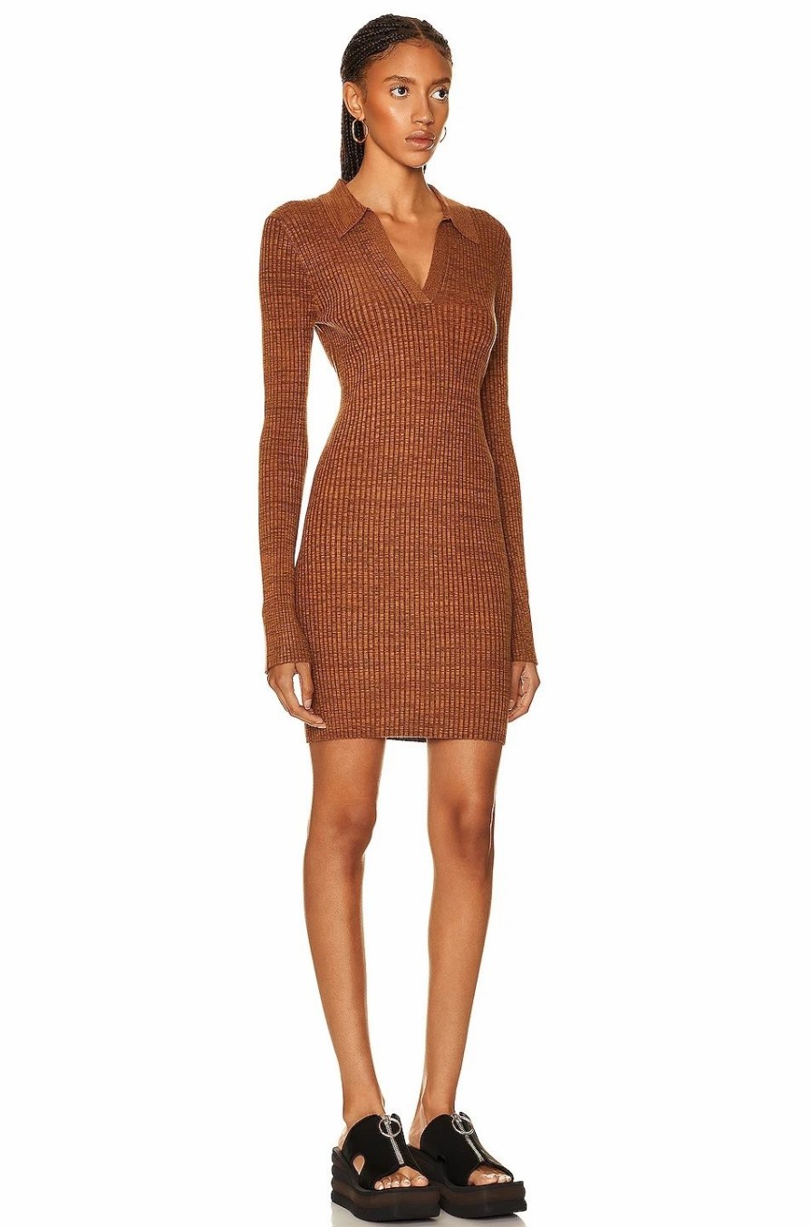 New * Helmut Lang Marl Mini Dress