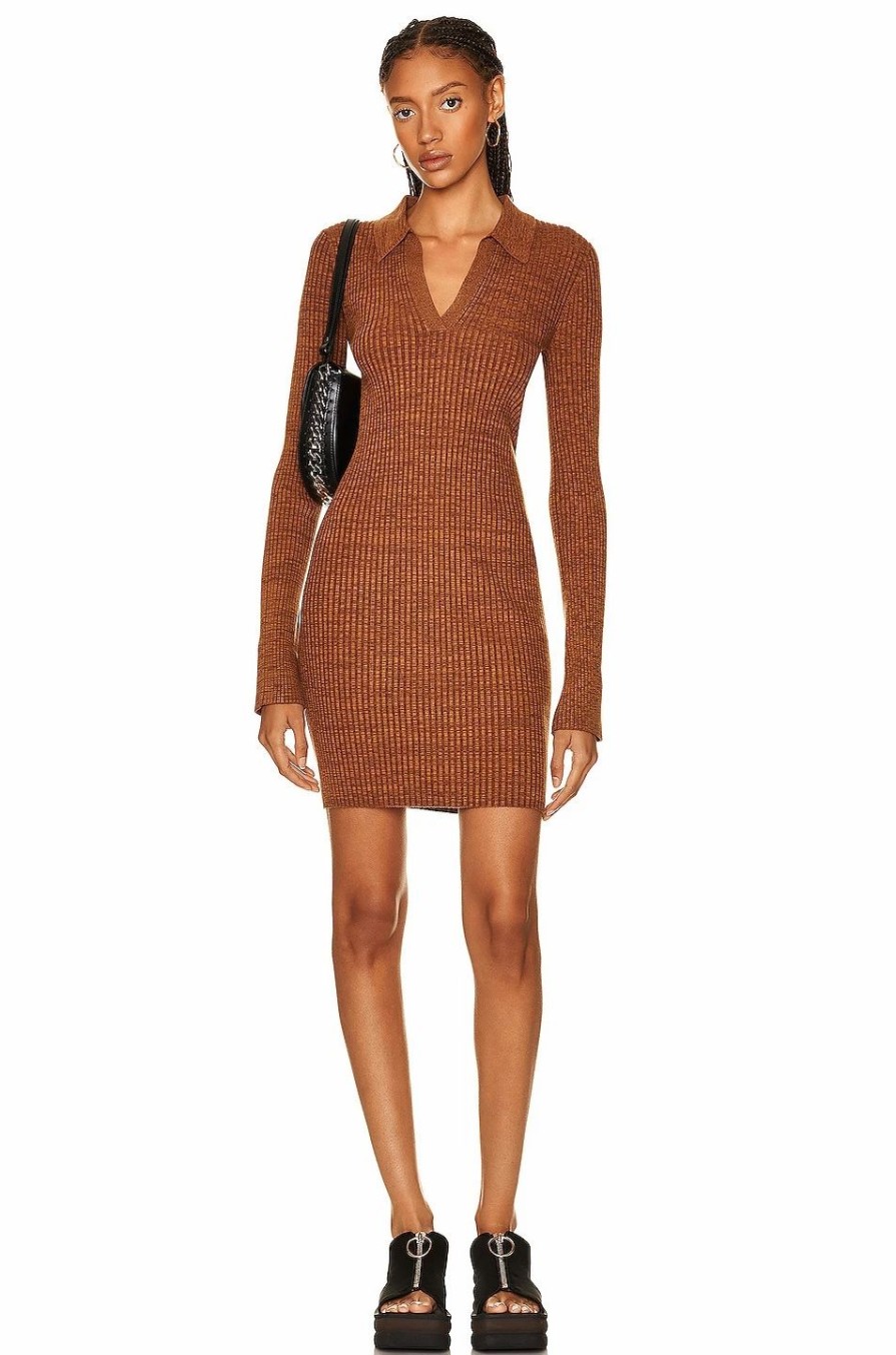 New * Helmut Lang Marl Mini Dress