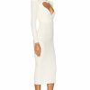 Clearance * Alex Perry Monroe Heart Long Sleeve Dress