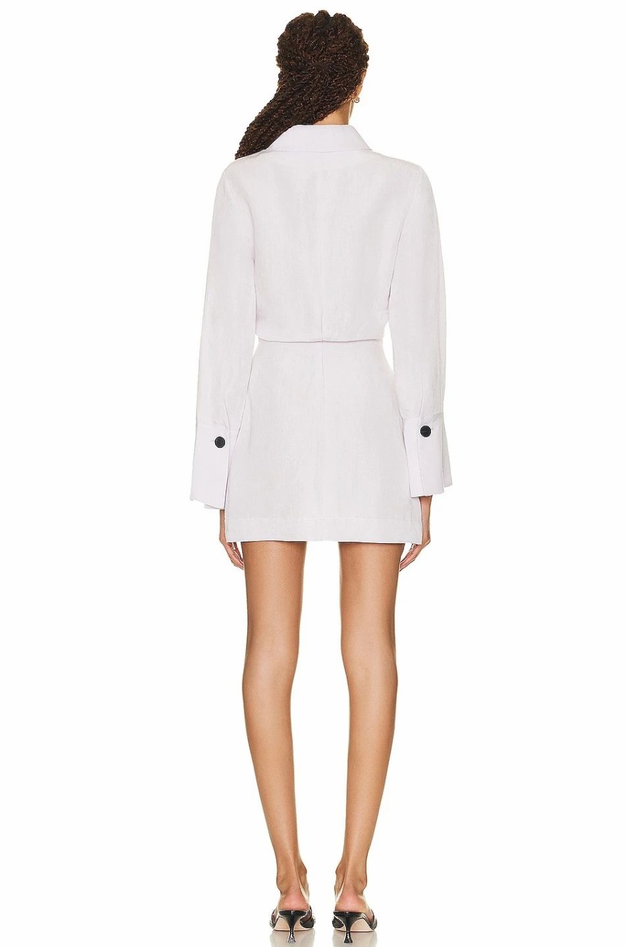 Online * Matthew Bruch Blouson Mini Shirt Dress