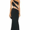 Hot * Norma Kamali Snake Mesh Fishtail Gown