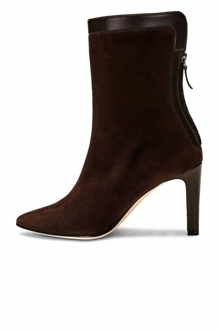 Clearance * Manolo Blahnik Suede Zufapla 90 Boot