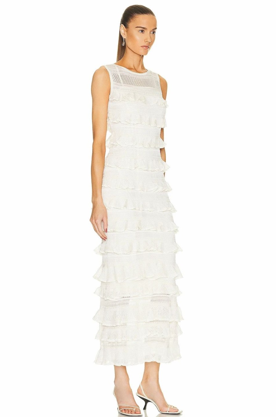 Best * Zimmermann Wonderland Frill Midi Dress