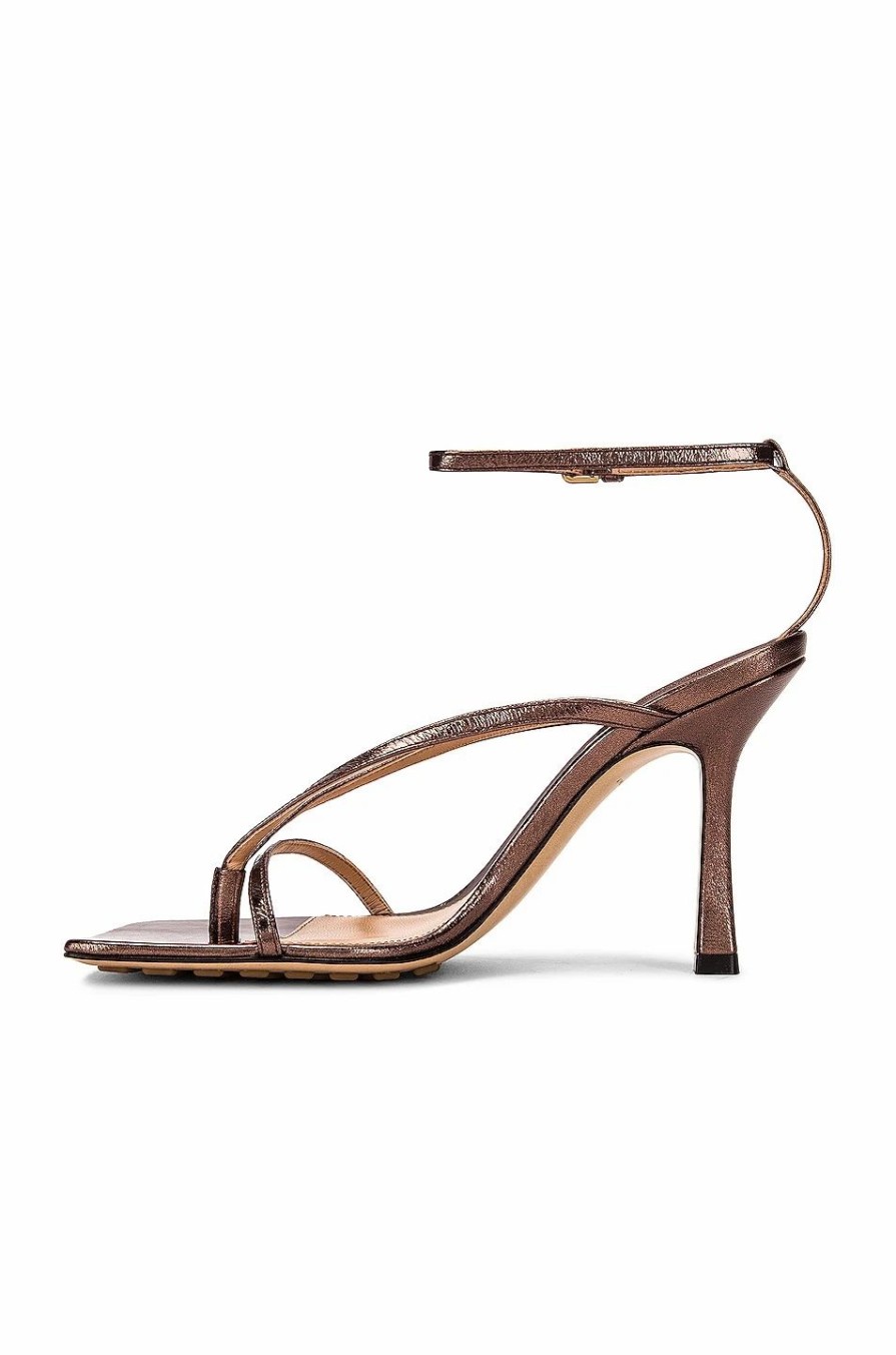 Wholesale * Bottega Veneta Stretch Metallic Leather Sandals