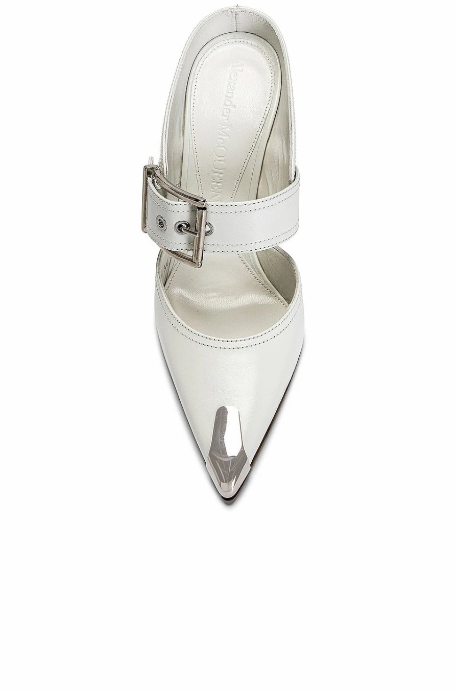 Best * Alexander Mcqueen Boxcar Leather Heels