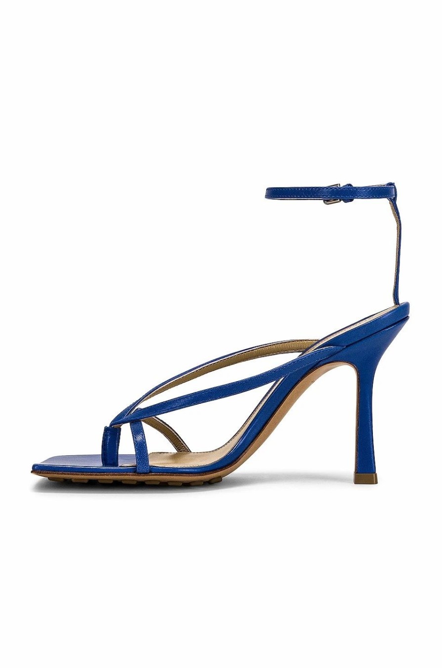 New * Bottega Veneta Stretch Ankle Strap Sandals