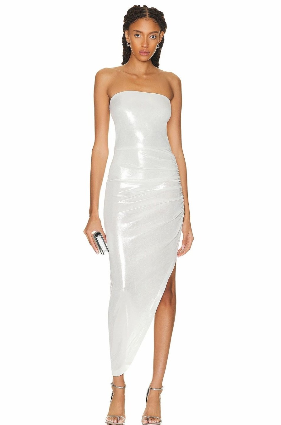 Wholesale * Norma Kamali Strapless Side Drape Gown