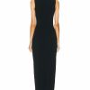 Wholesale * Christopher Esber Crystal Lattice Long Sleeve Column Dress