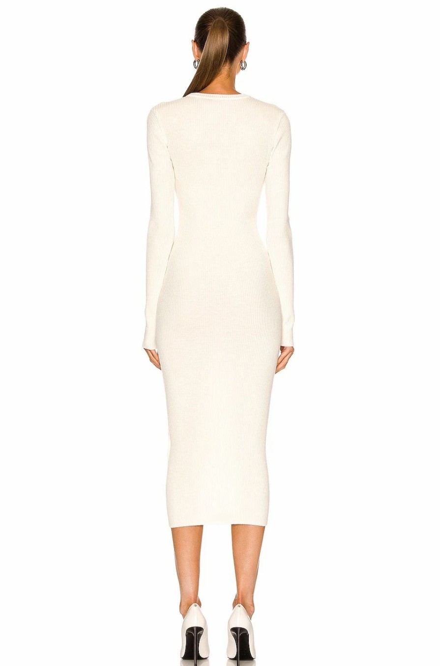 Online * Wardrobe.Nyc Ribbed Long Sleeve Dress