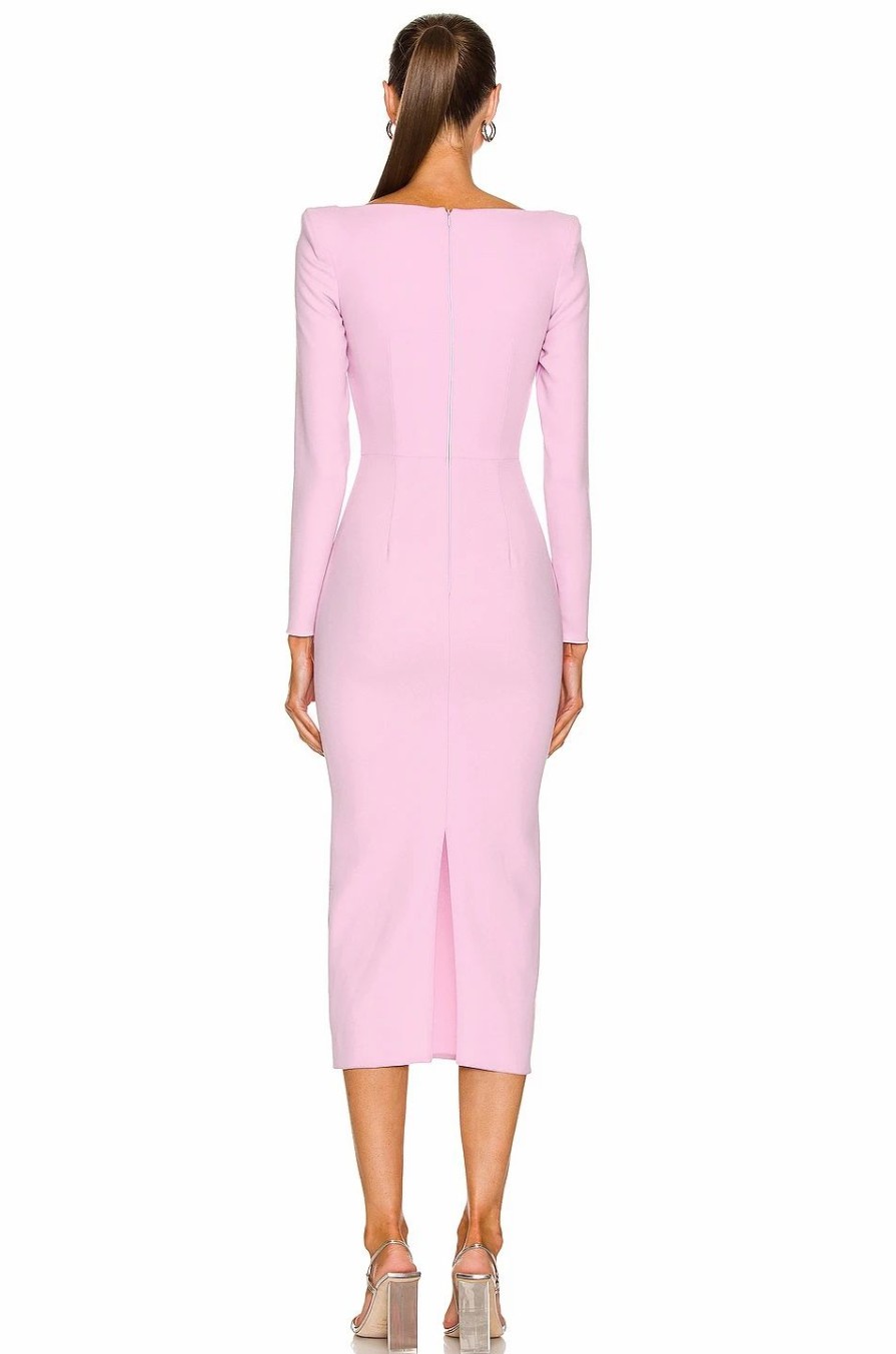 New * Alex Perry Page Double Cut Out Dress