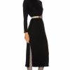 Hot * Enza Costa Sweater Rib Turtleneck Sheath Dress