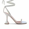 Hot * Amina Muaddi Vita Metallic Sandal