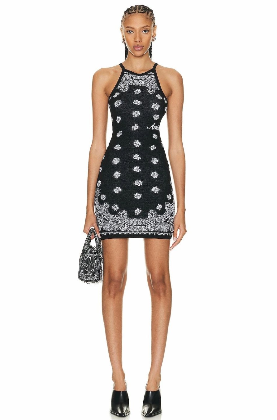 Best * Amiri Bandana Halter Neck Dress