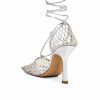 Hot * Bottega Veneta Stretch Metallic Leather Sandals