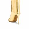 Hot * Alexandre Vauthier Metallic 105 Boot