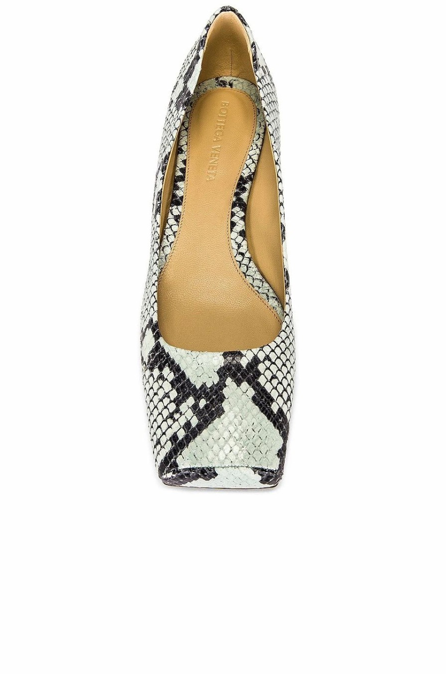 Best * Bottega Veneta Tower Square Toe Ballerina Flats