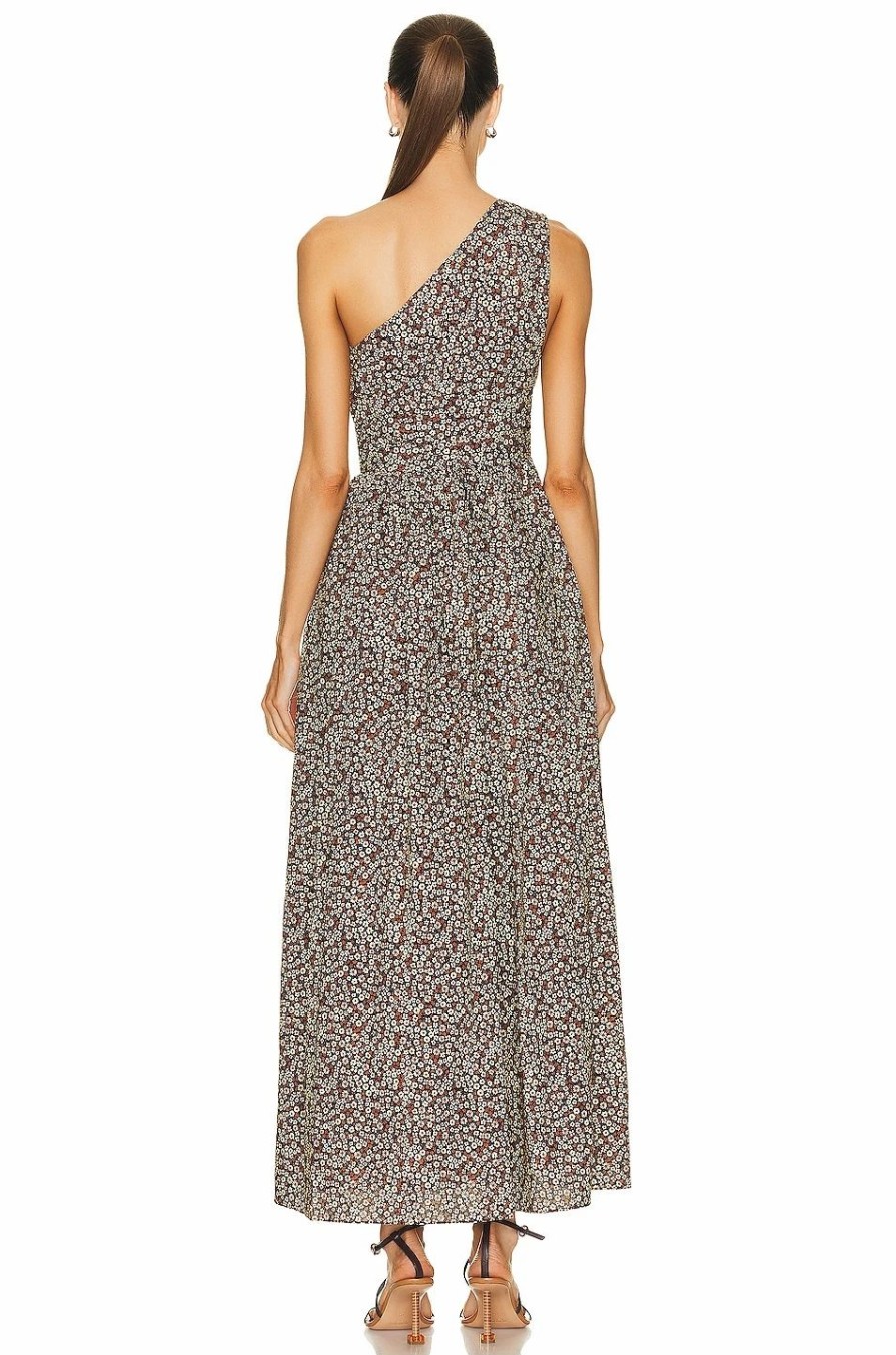 Best * Matteau Gathered One Shoulder Dress