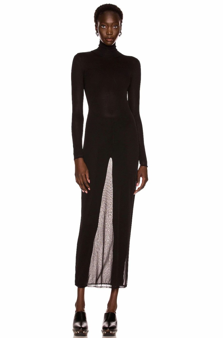 New * Alaia Long Turtleneck Dress