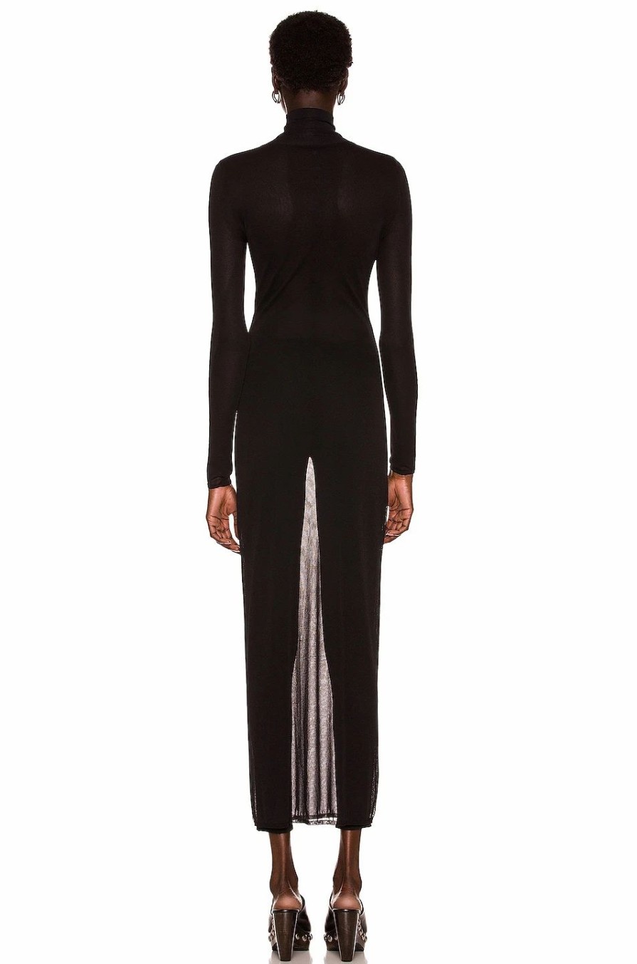 New * Alaia Long Turtleneck Dress