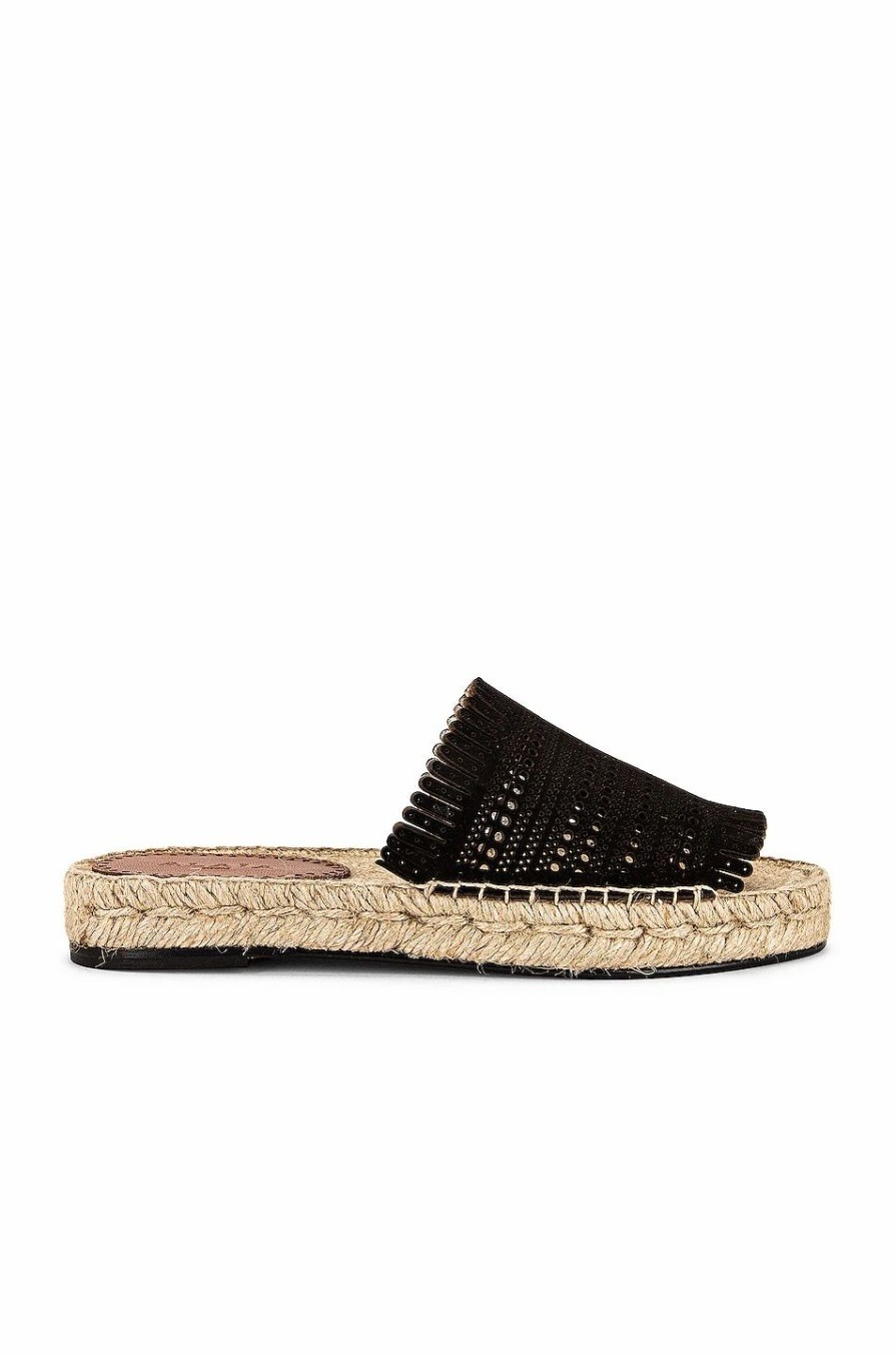 New * Alaia Espadrille Flats