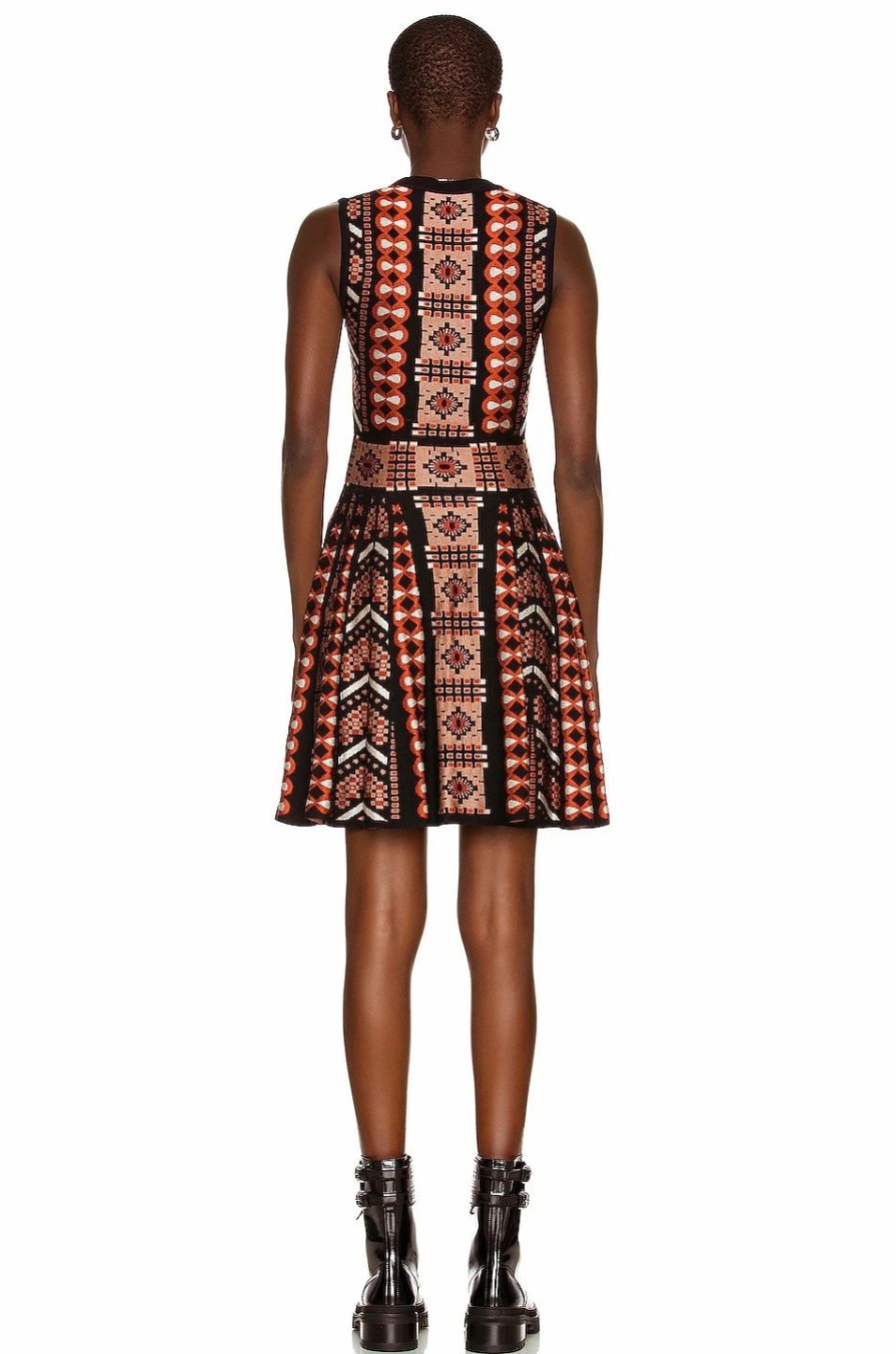 Best * Alaia Square Neck Sleeveless Mini Dress