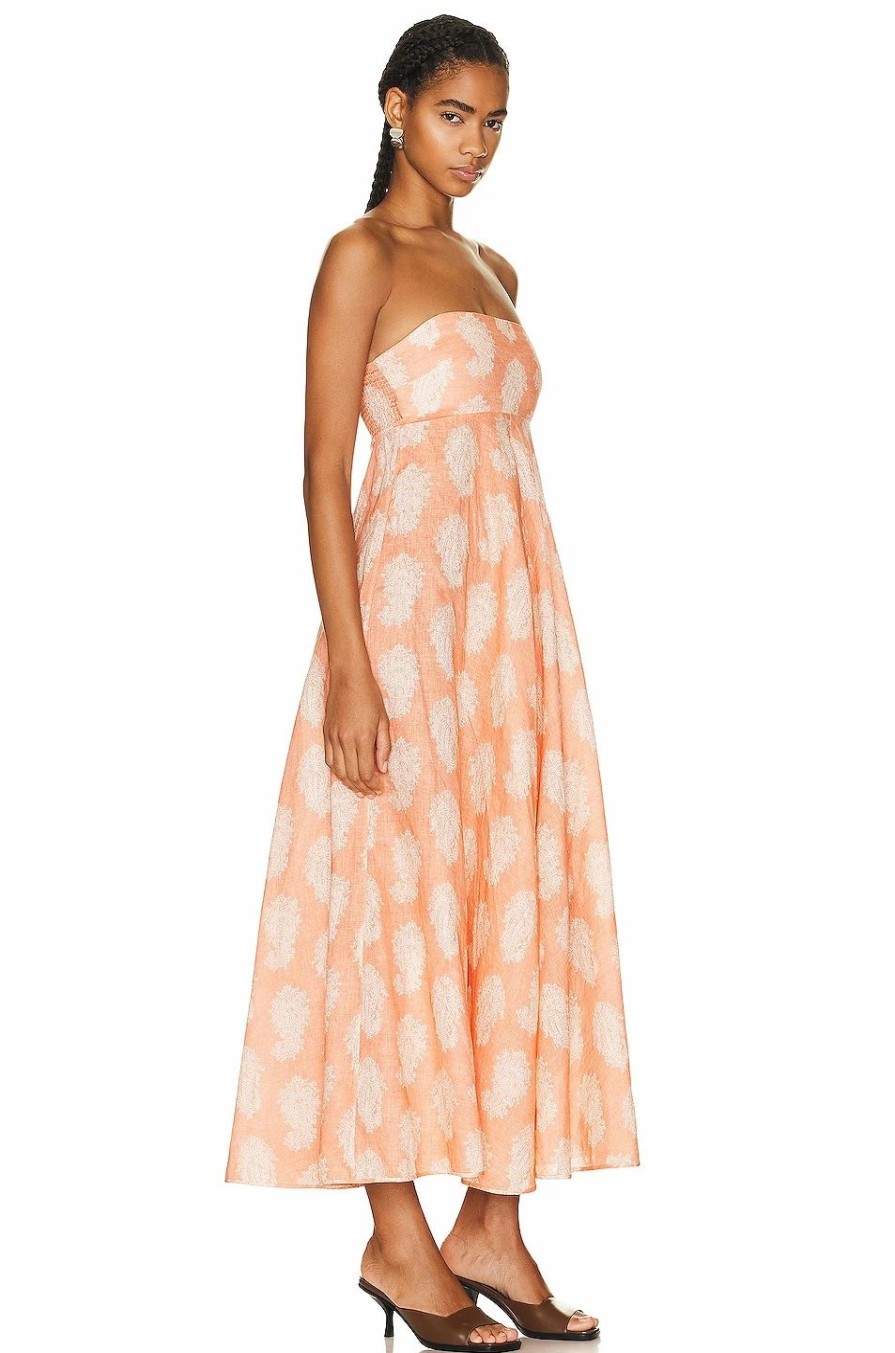 Online * Zimmermann Devi Bandeau Midi Dress