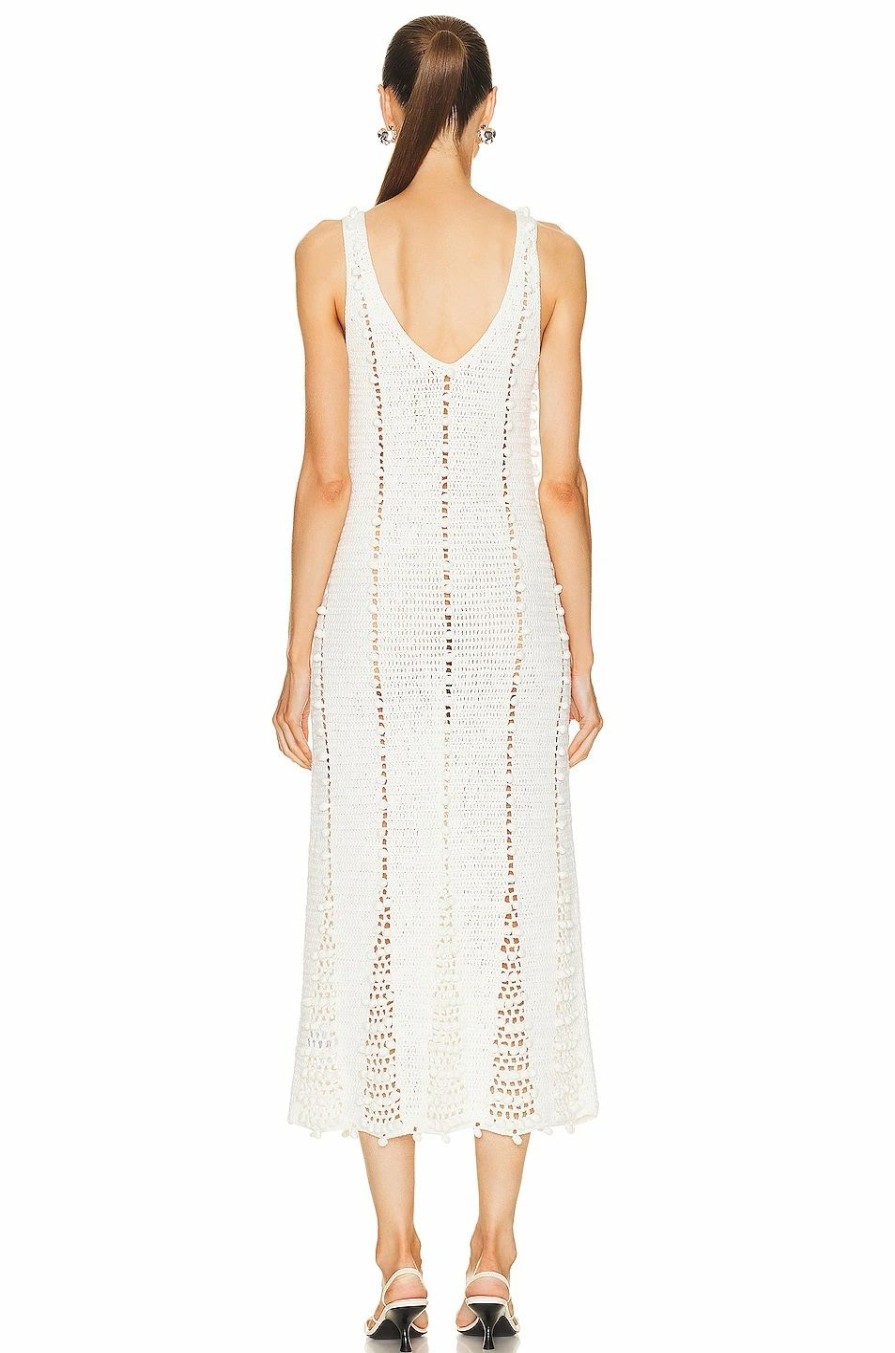 Clearance * Remain Crochet Knit V-Neck Dress