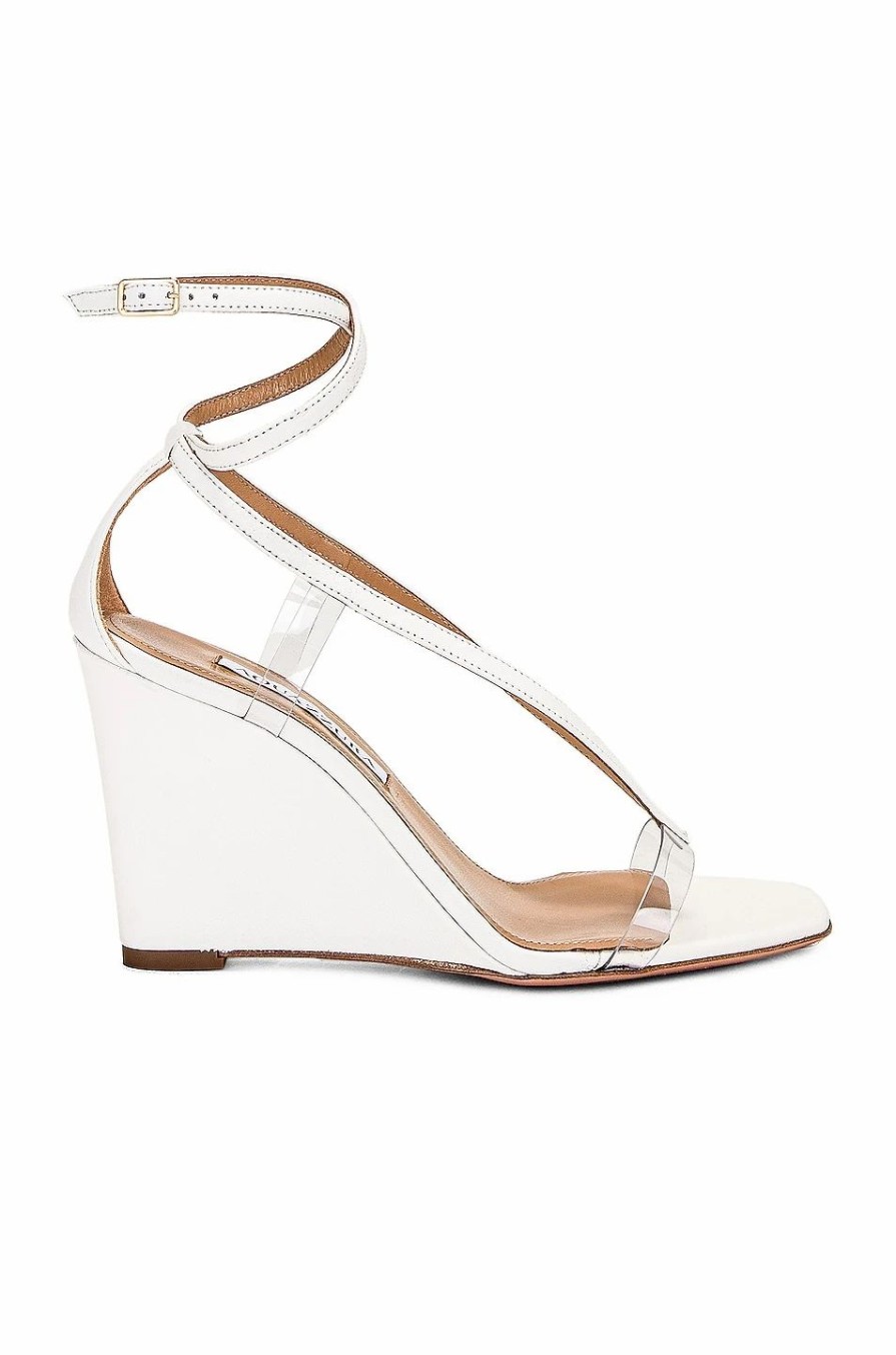 Wholesale * Aquazzura Illusions Plexi 85 Wedge Sandal