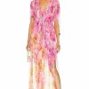 Clearance * Hemant And Nandita Auril Kaftan With Printed Slip