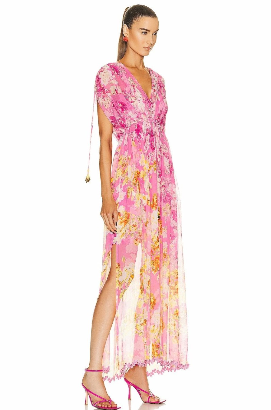 Clearance * Hemant And Nandita Auril Kaftan With Printed Slip