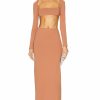 Hot * Zeynep Arcay Cut Out Scuba Midi Dress